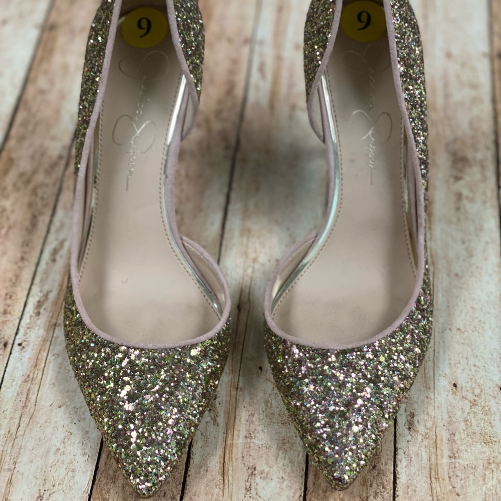 Jessica Simpson Gliiter Heels